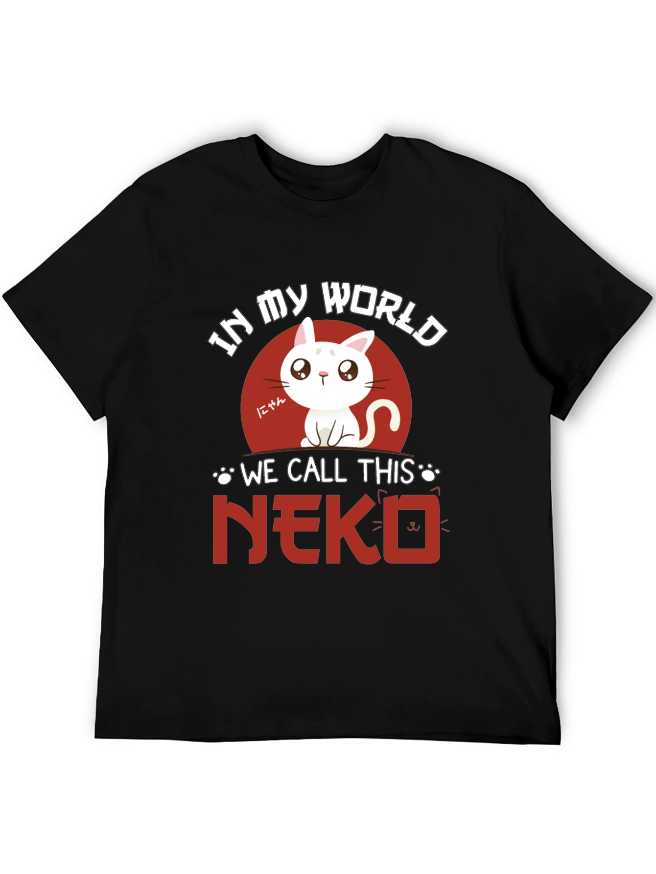 Neko Cat T-Shirt - Anime Style