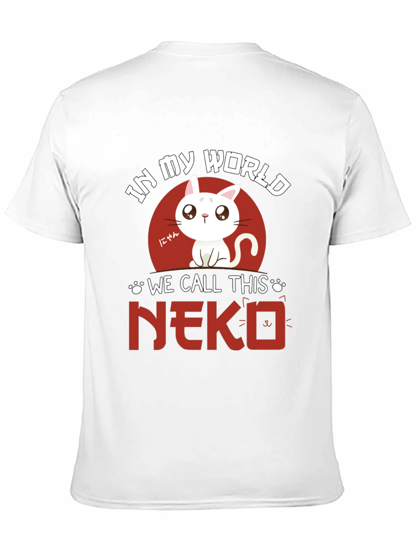 Neko Cat T-Shirt - Anime Style