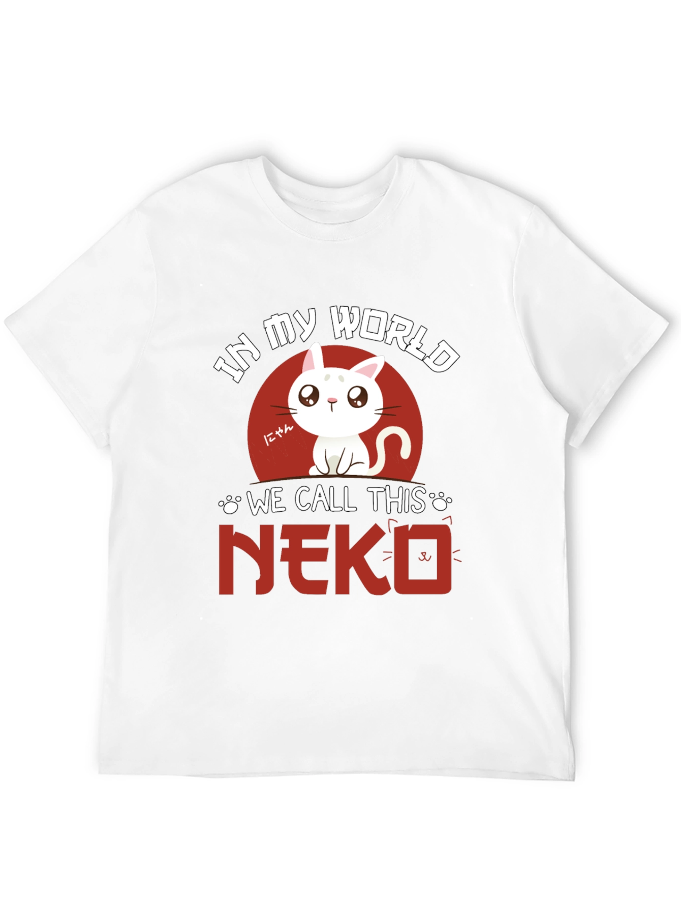 Neko Cat T-Shirt - Anime Style