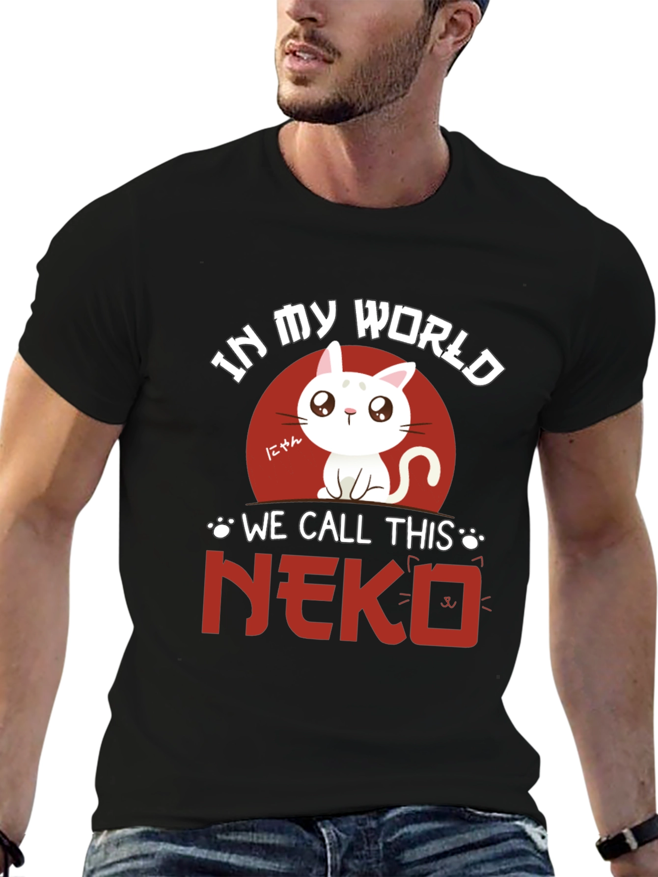 Neko Cat T-Shirt - Anime Style