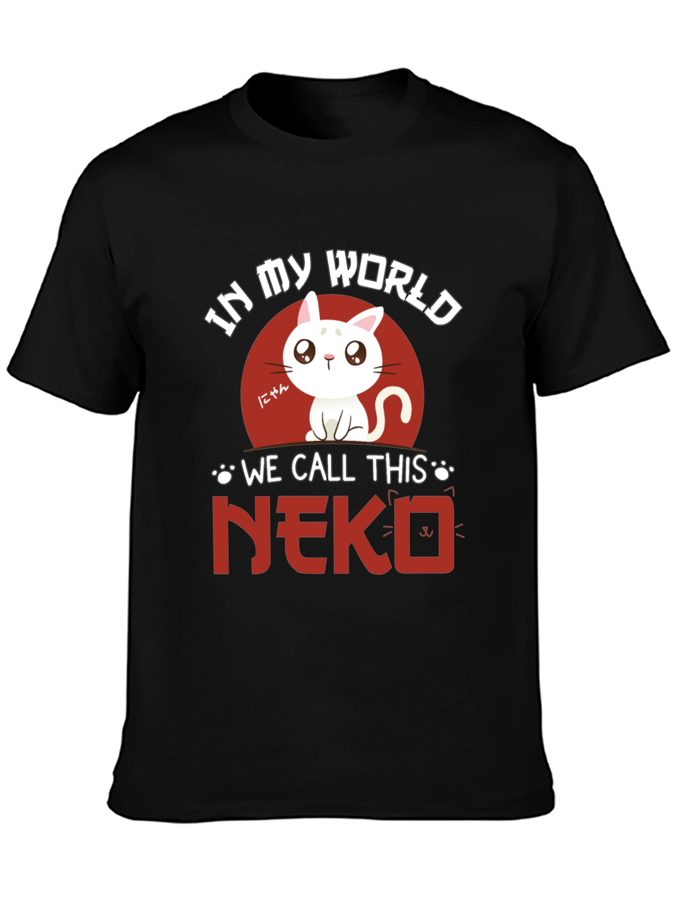 Neko Cat T-Shirt - Anime Style