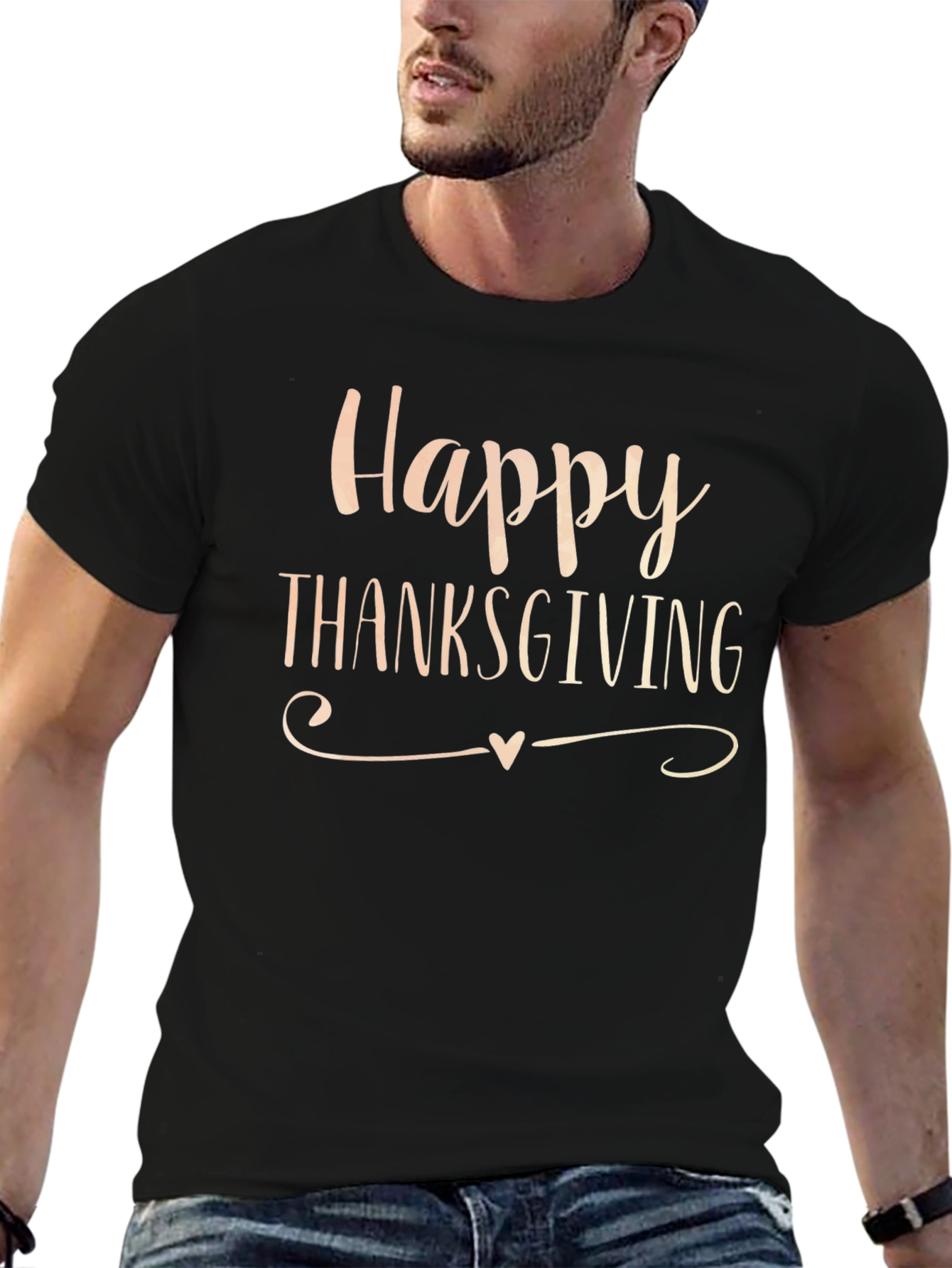 Happy Thanksgiving T-Shirt - Festive Fall Apparel