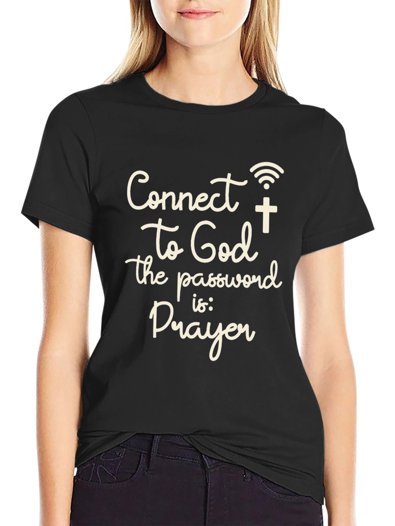 Connect to God Prayer T-Shirt