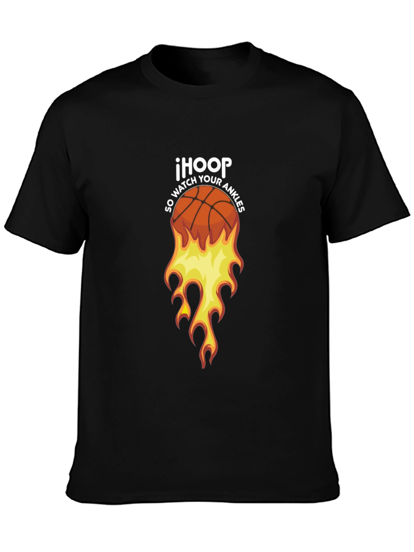 IHOOP Basketball Graphic Tee - So Watch Your Ankles!
