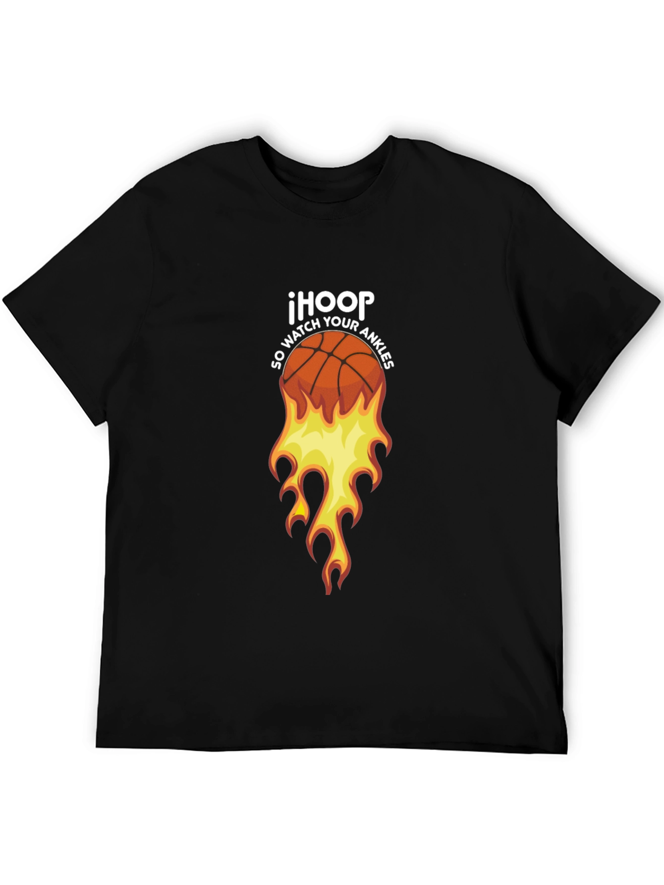 IHOOP Basketball Graphic Tee - So Watch Your Ankles!
