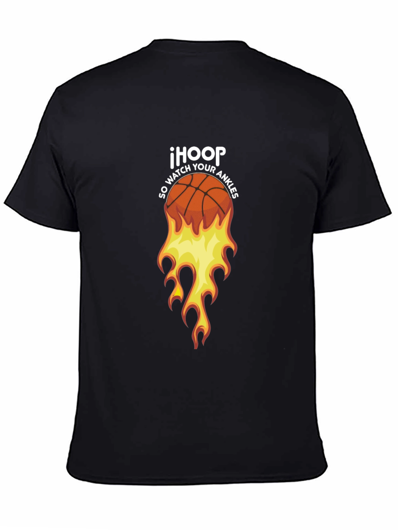 IHOOP Basketball Graphic Tee - So Watch Your Ankles!