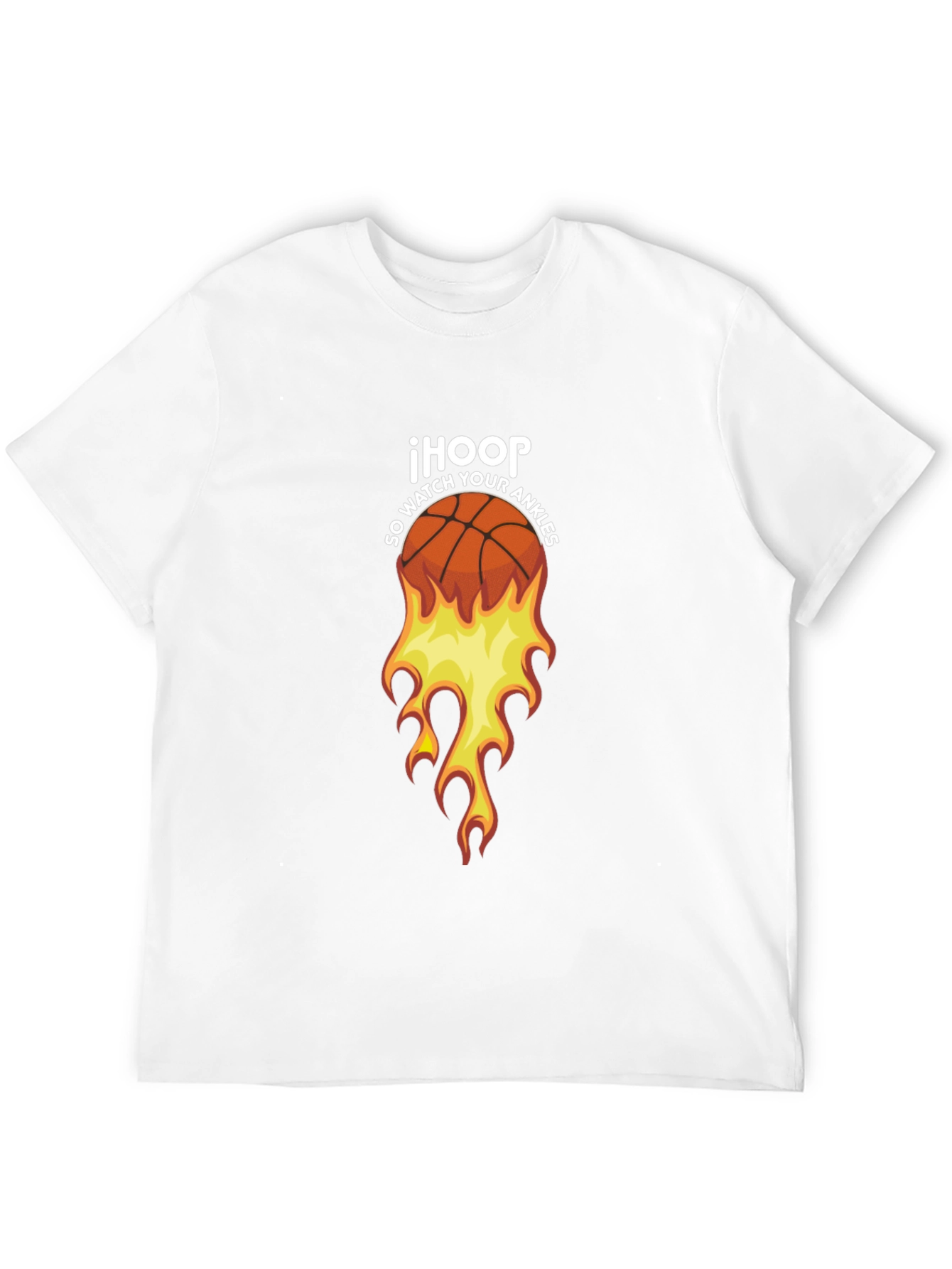 IHOOP Basketball Graphic Tee - So Watch Your Ankles!