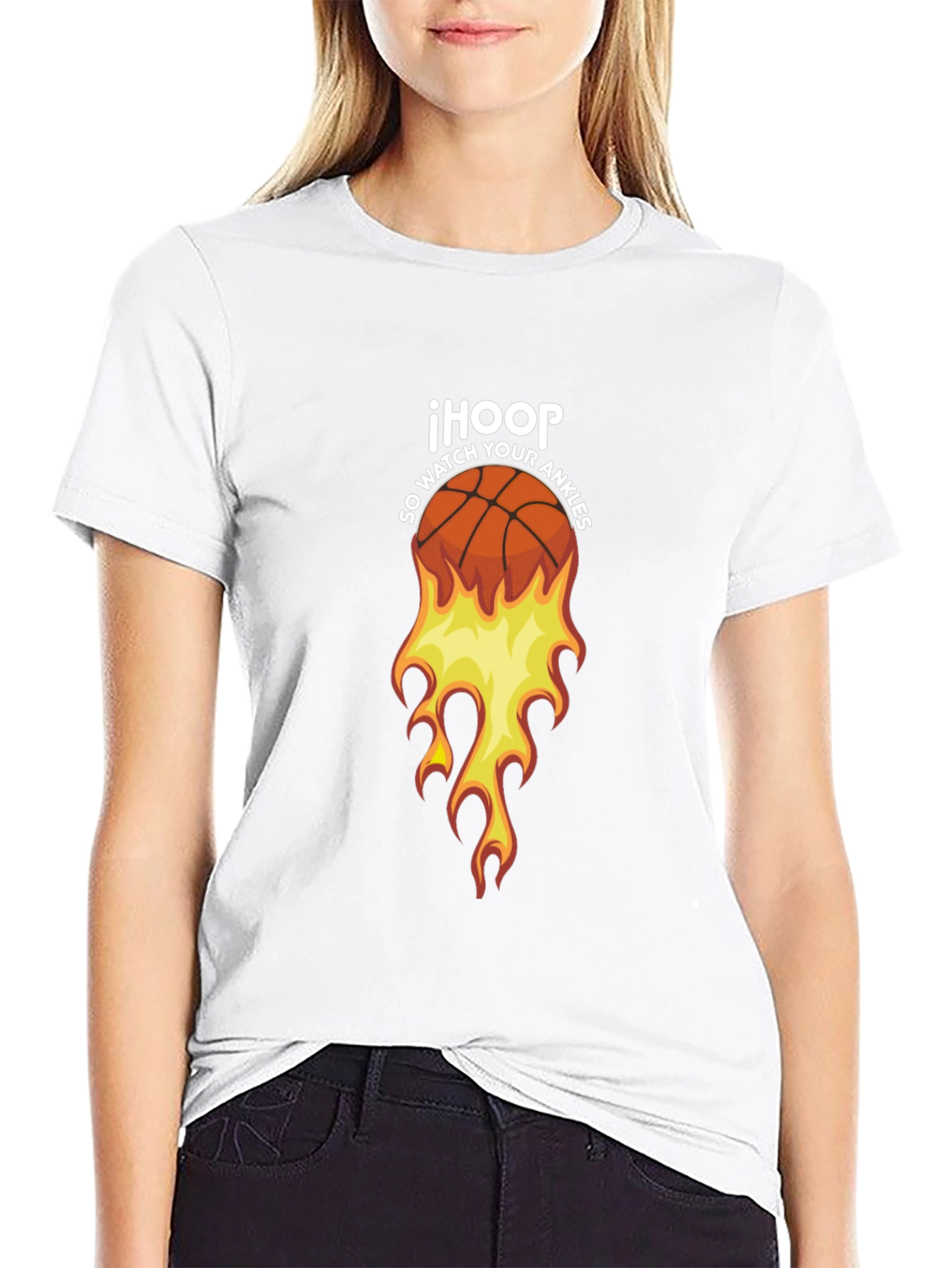 IHOOP Basketball Graphic Tee - So Watch Your Ankles!