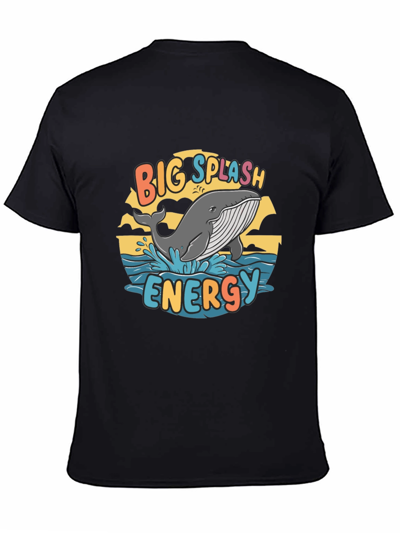 Big Splash Energy Whale Graphic Tee