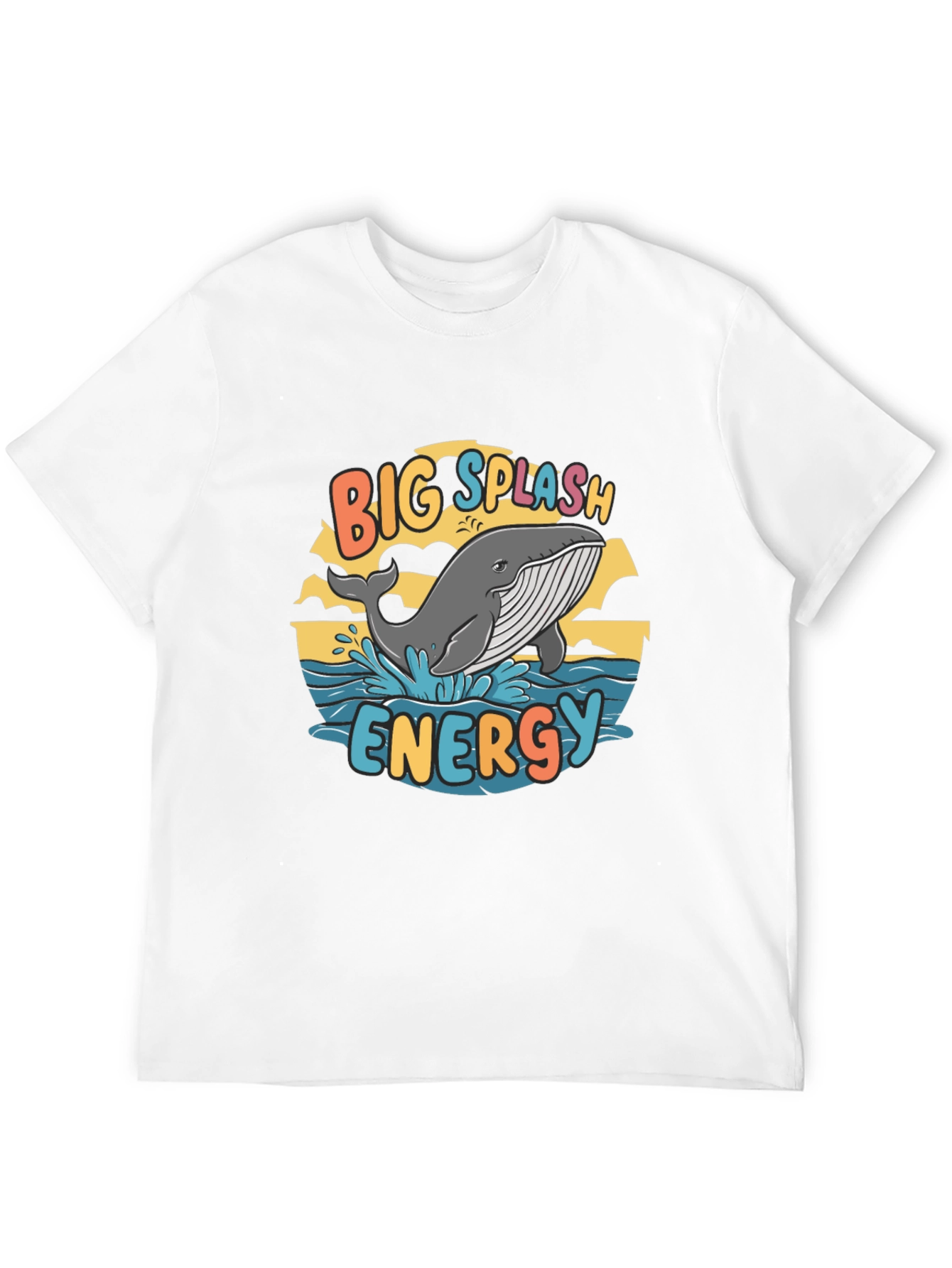 Big Splash Energy Whale Graphic Tee
