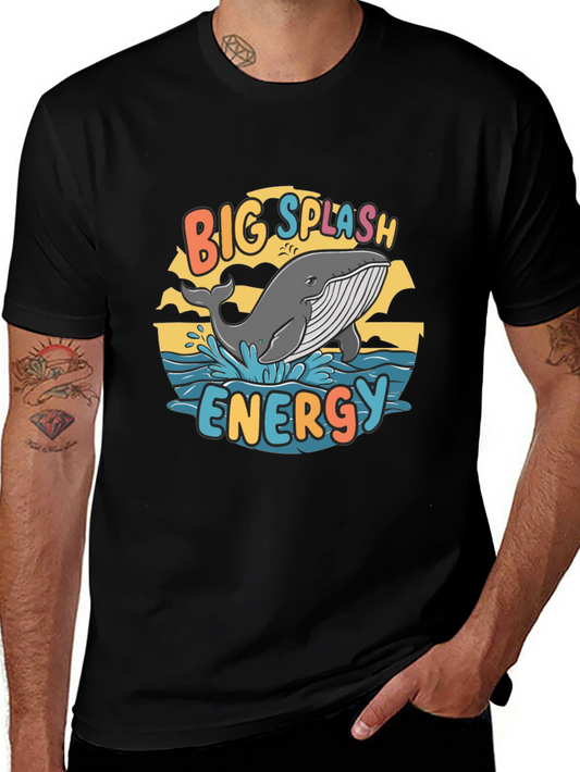 Big Splash Energy Whale Graphic Tee