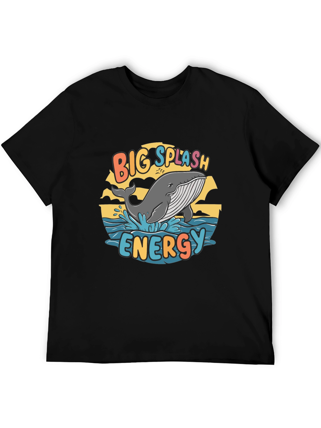 Big Splash Energy Whale Graphic Tee