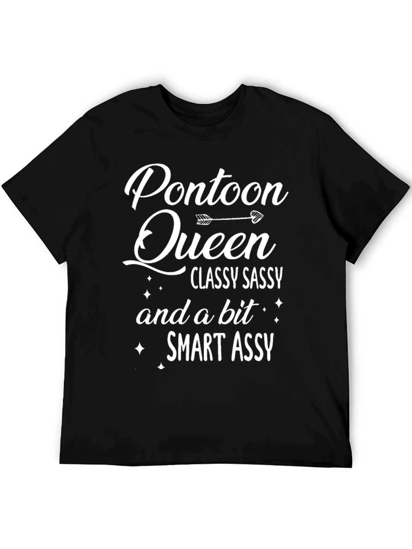 Pontoon Queen Funny Graphic T-Shirt
