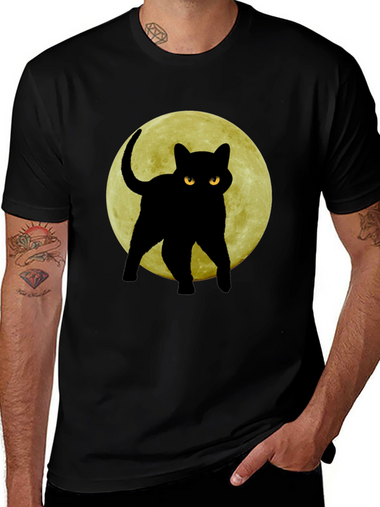 Black Cat Moon T-Shirt