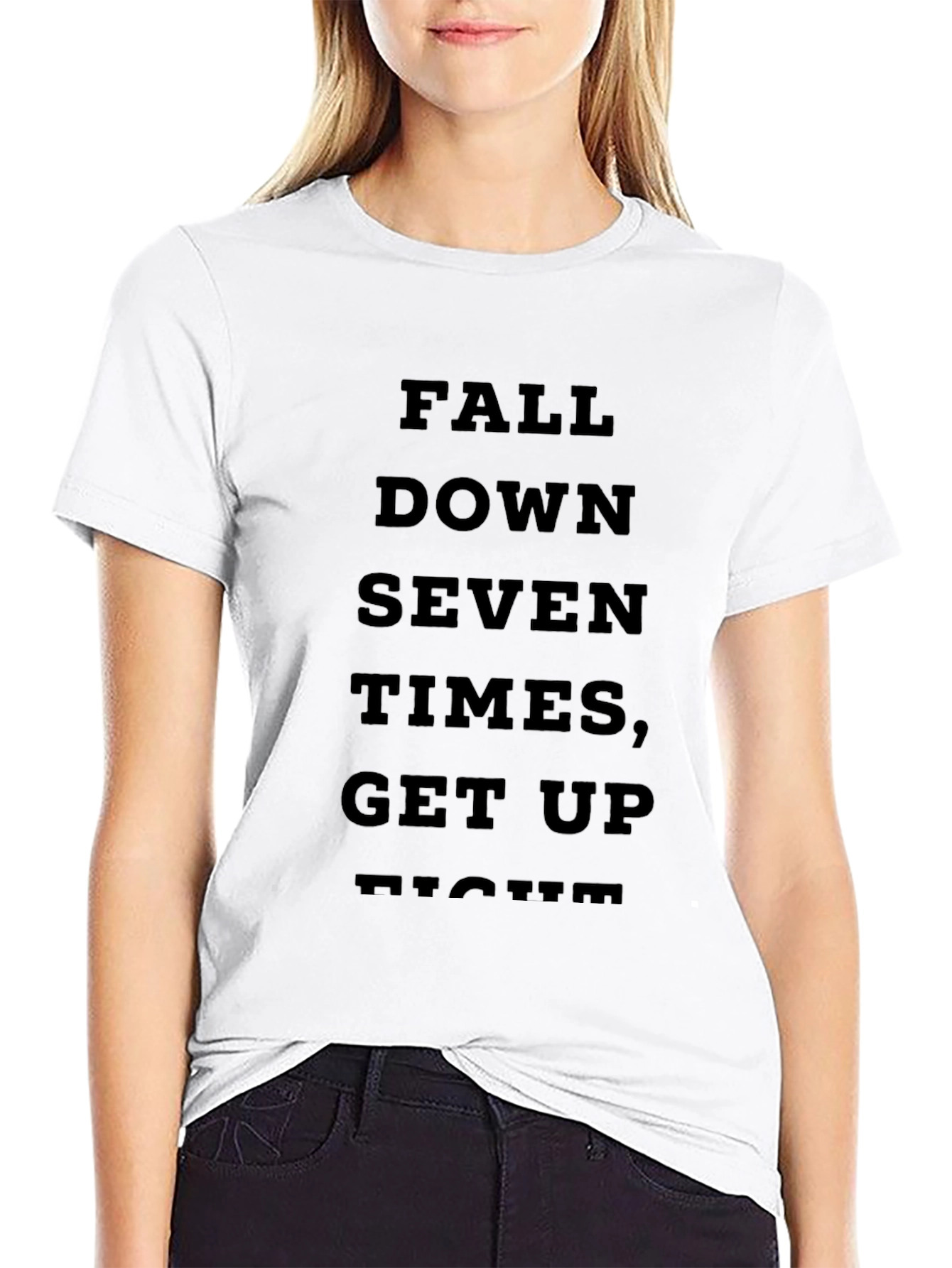 Motivational Fall Down Seven Times Get Up Eight T-Shirt