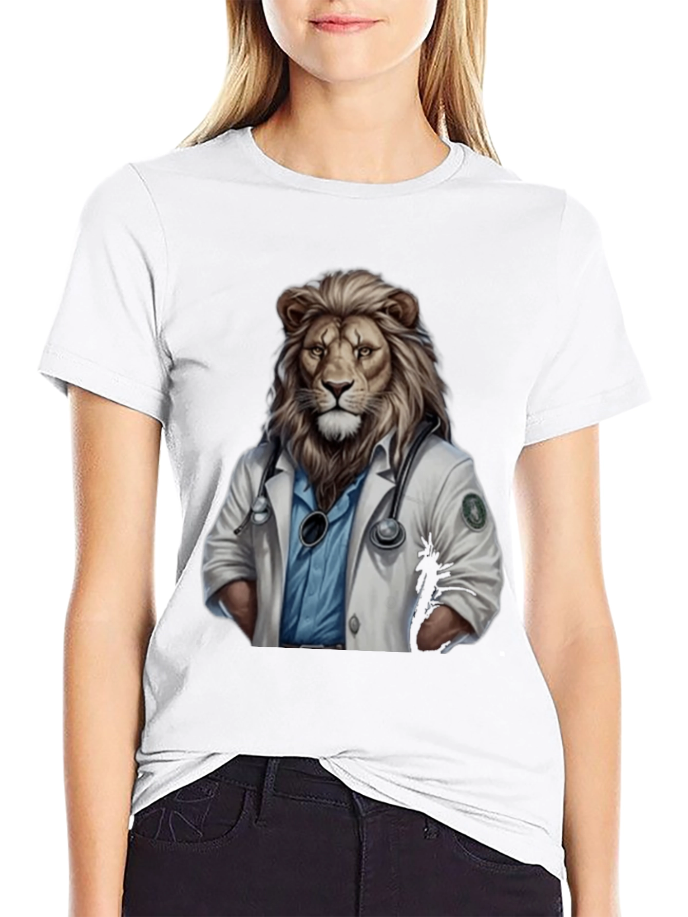 Lion Doctor Graphic T-Shirt