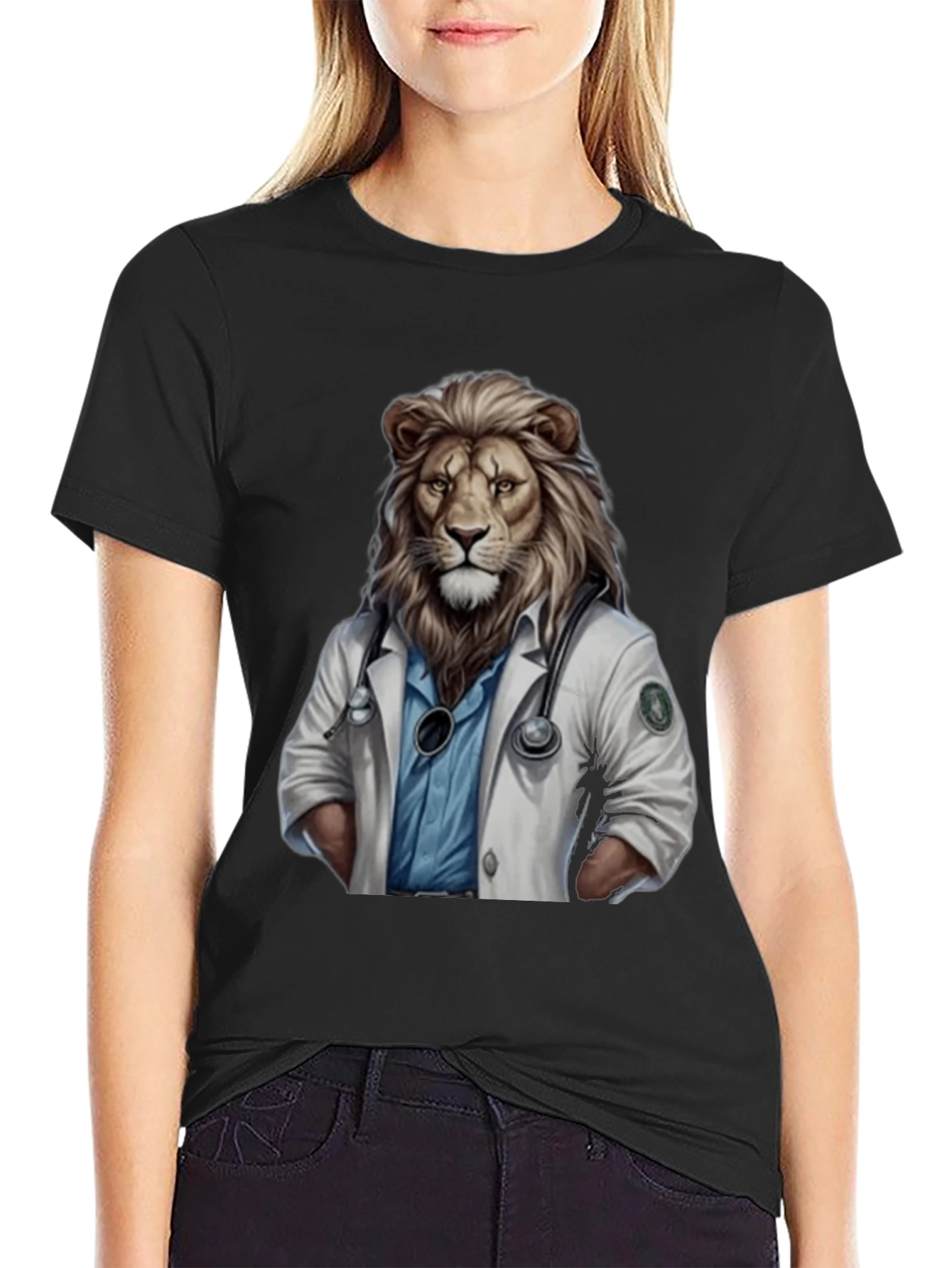 Lion Doctor Graphic T-Shirt