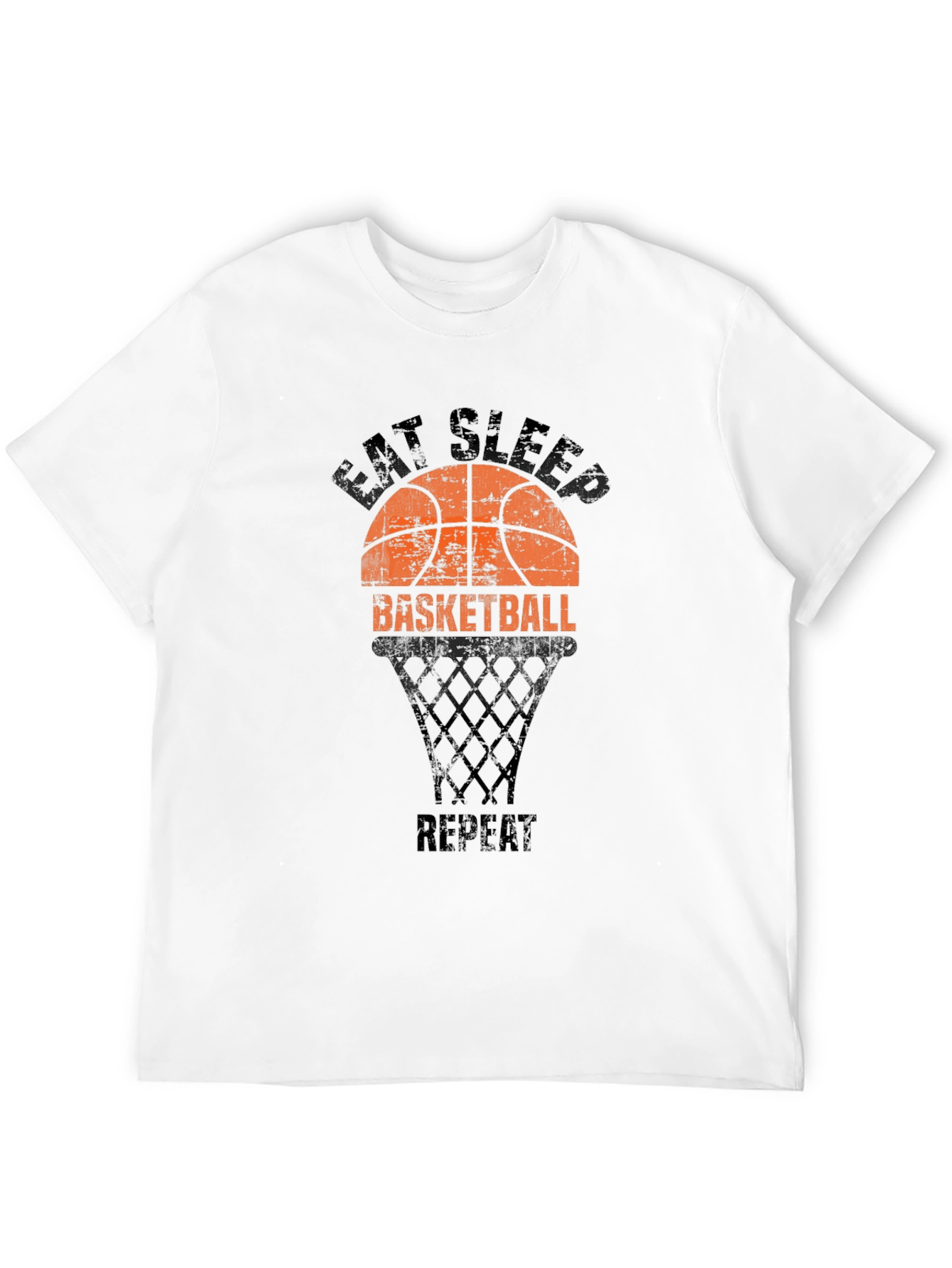 Eat Sleep Basketball Repeat Black T-Shirt