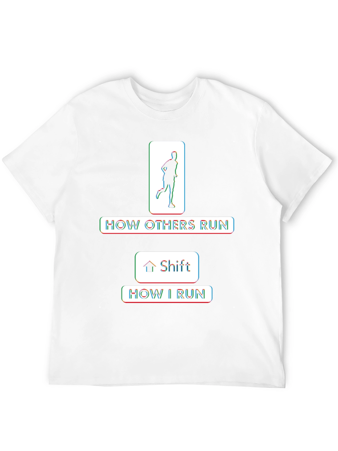Funny Running T-Shirt - How I Run Shift