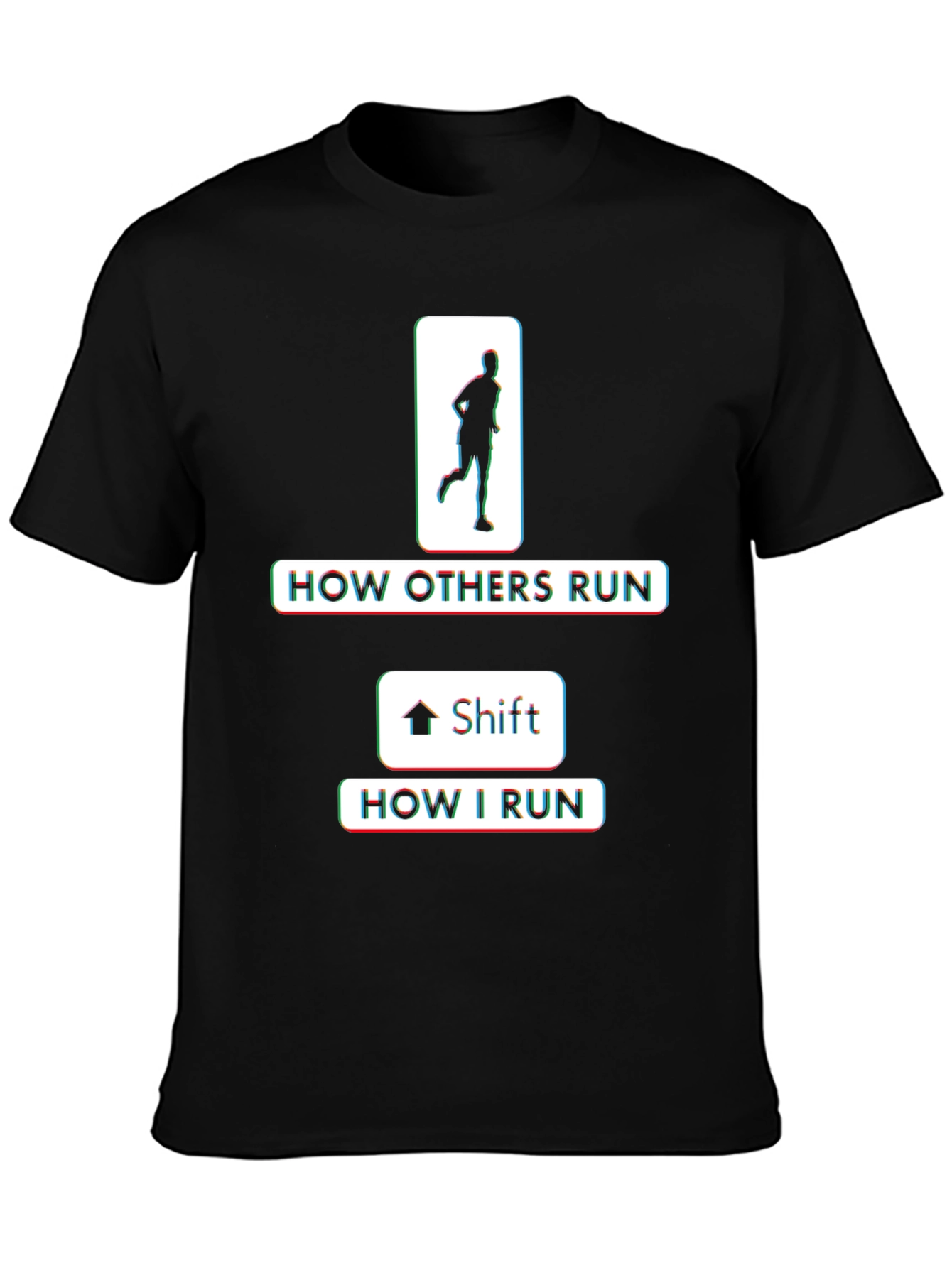 Funny Running T-Shirt - How I Run Shift