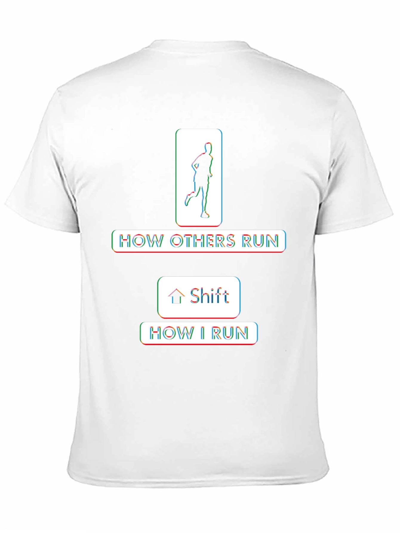 Funny Running T-Shirt - How I Run Shift