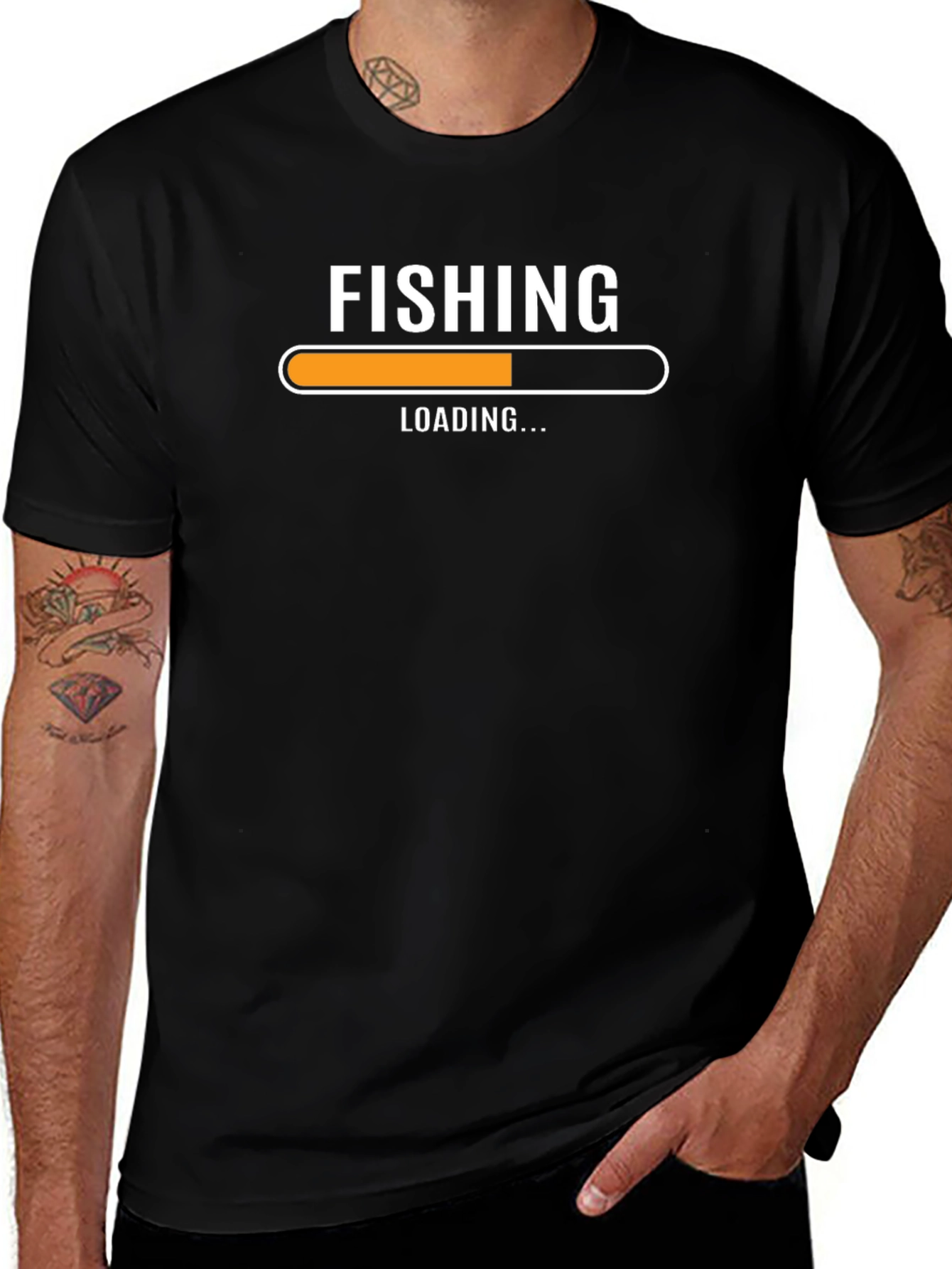 Fishing Loading T-Shirt - Angler Humor Tee