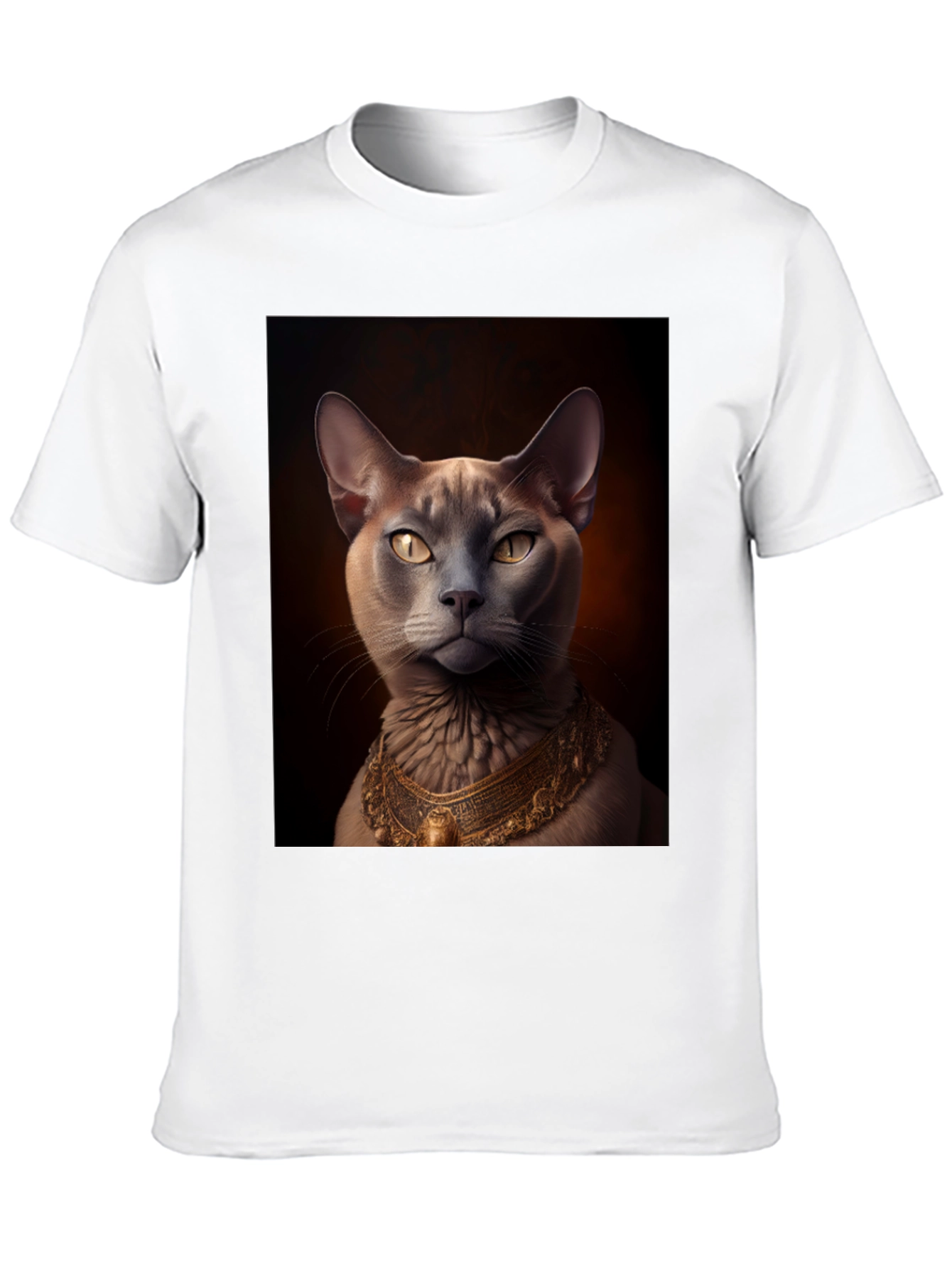 Royal Cat Graphic Tee - Black T-Shirt
