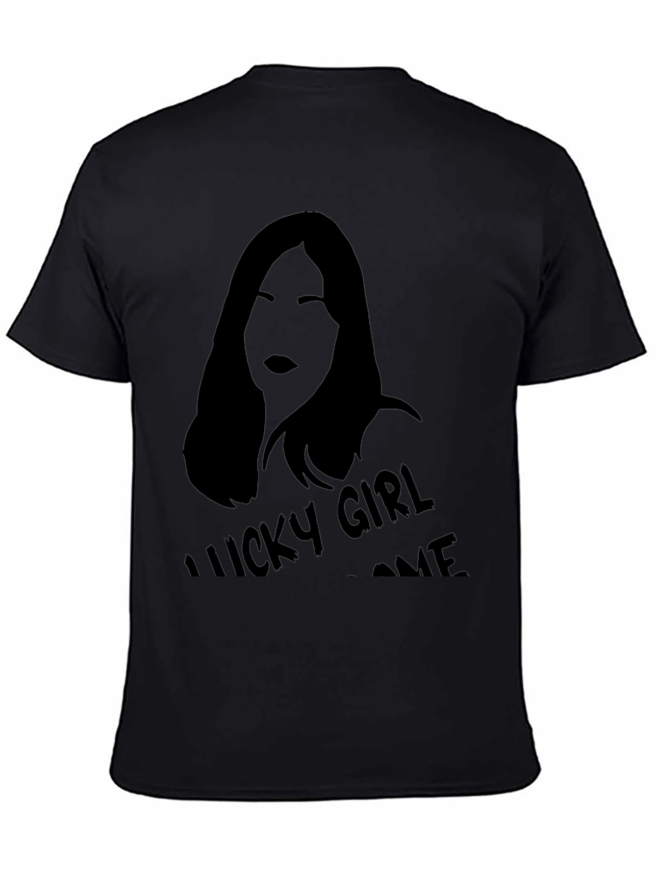 Lucky Girl Syndrome Black Graphic Tee