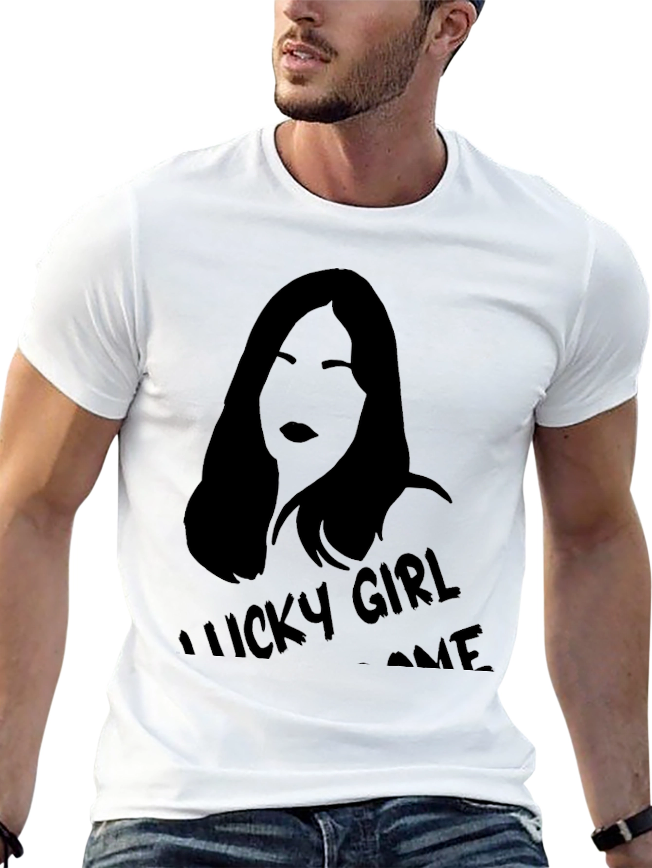 Lucky Girl Syndrome Black Graphic Tee