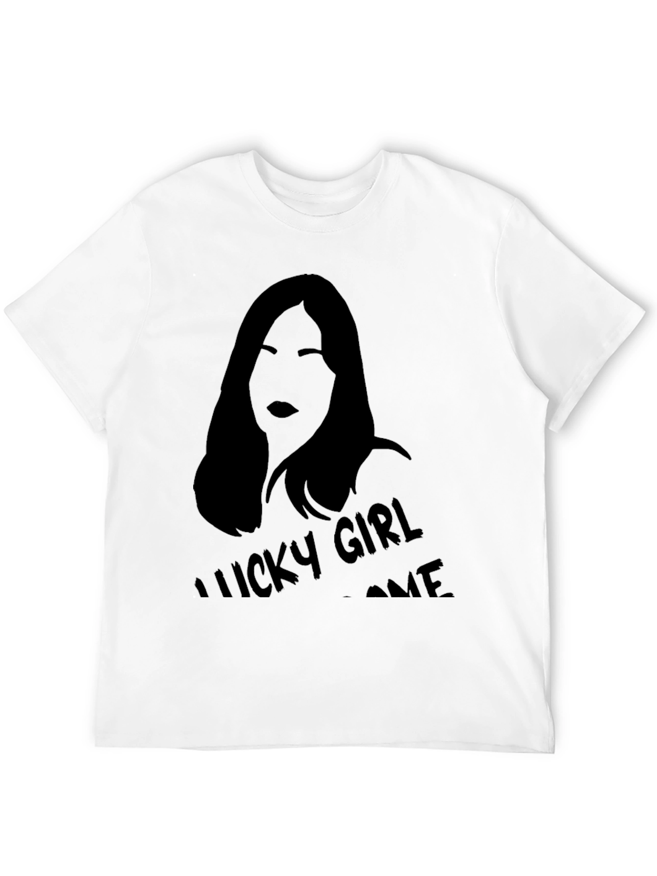 Lucky Girl Syndrome Black Graphic Tee