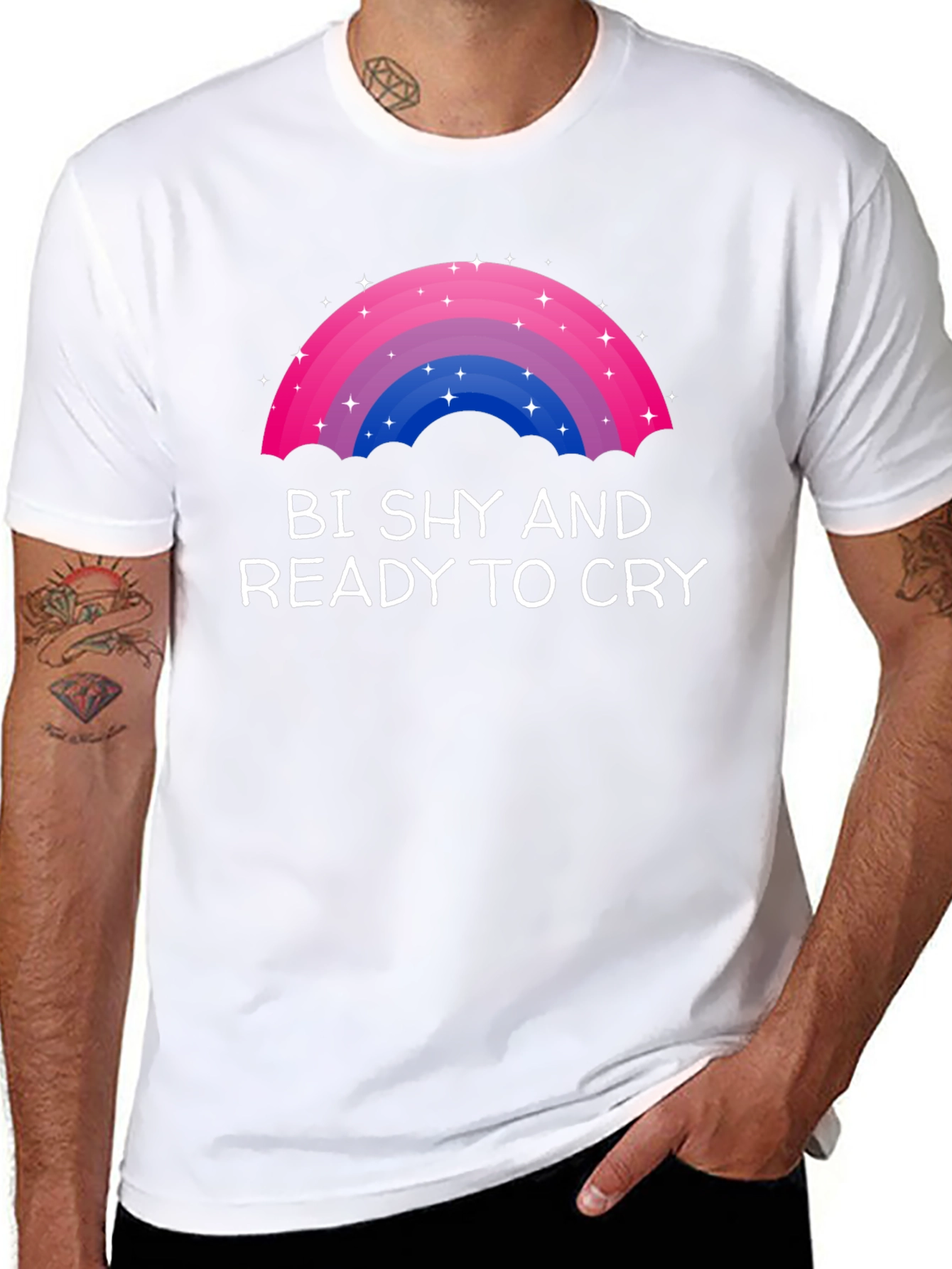 Bi Shy and Ready to Cry T-Shirt