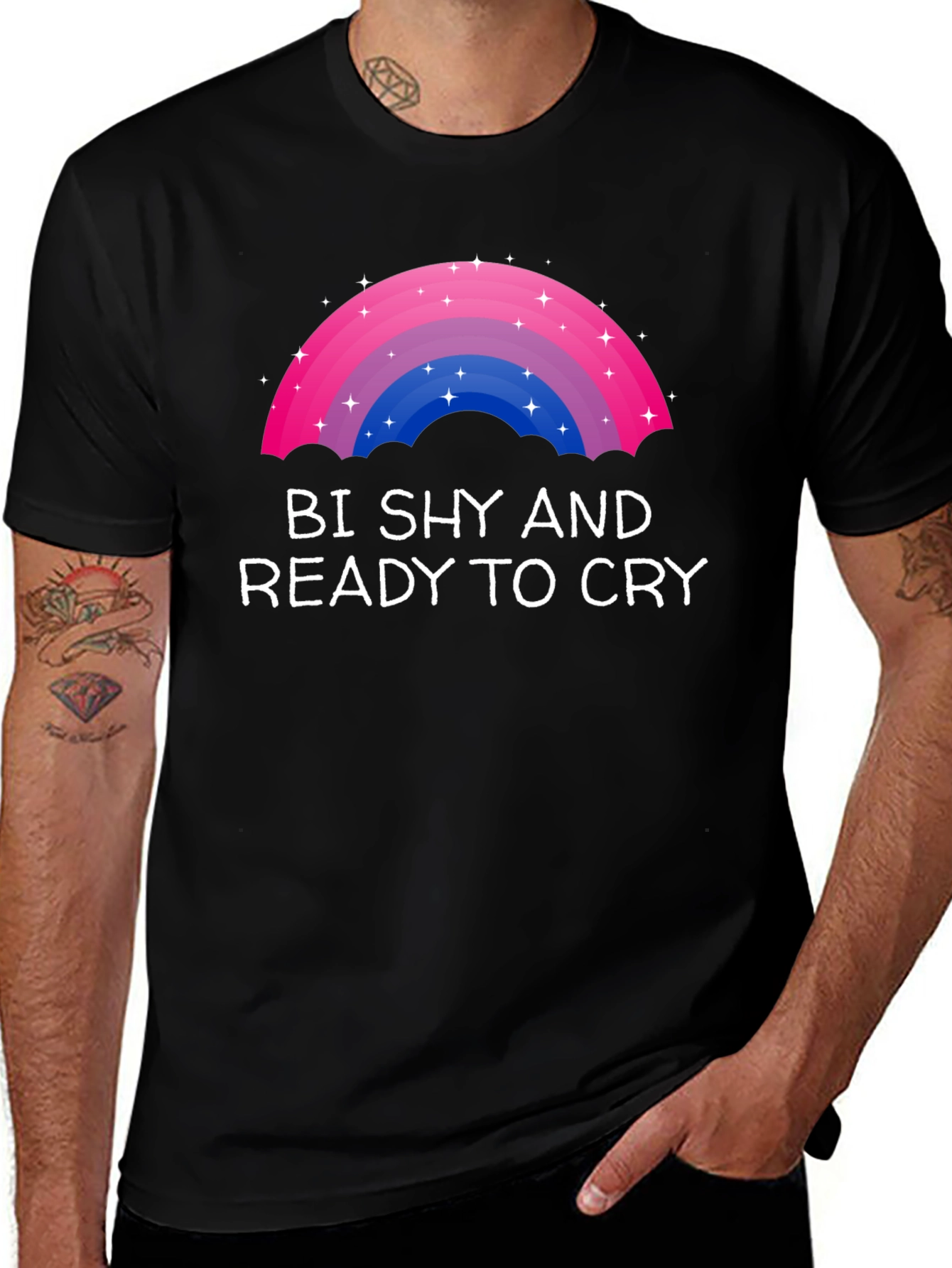 Bi Shy and Ready to Cry T-Shirt