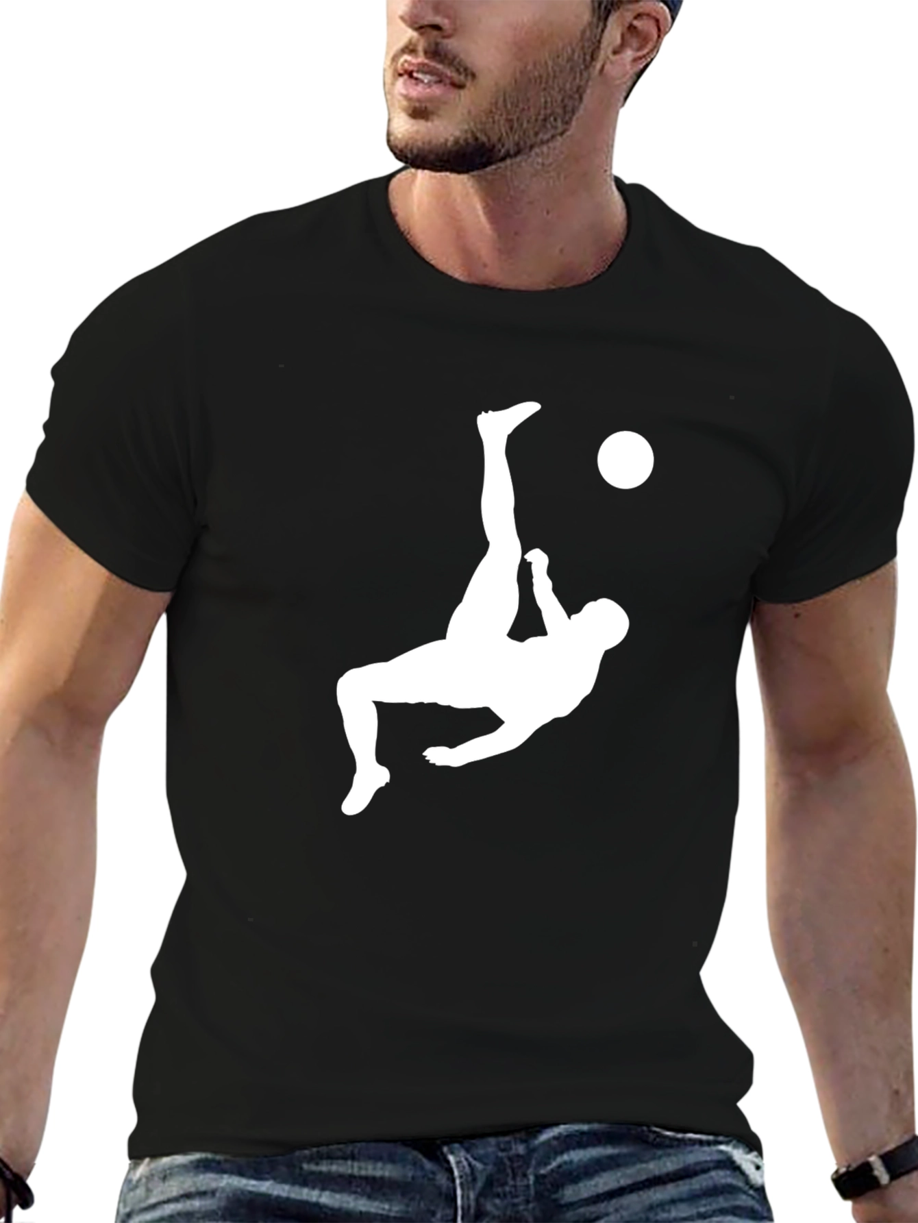 Bicycle Kick Graphic Tee - Cool Soccer Shirt