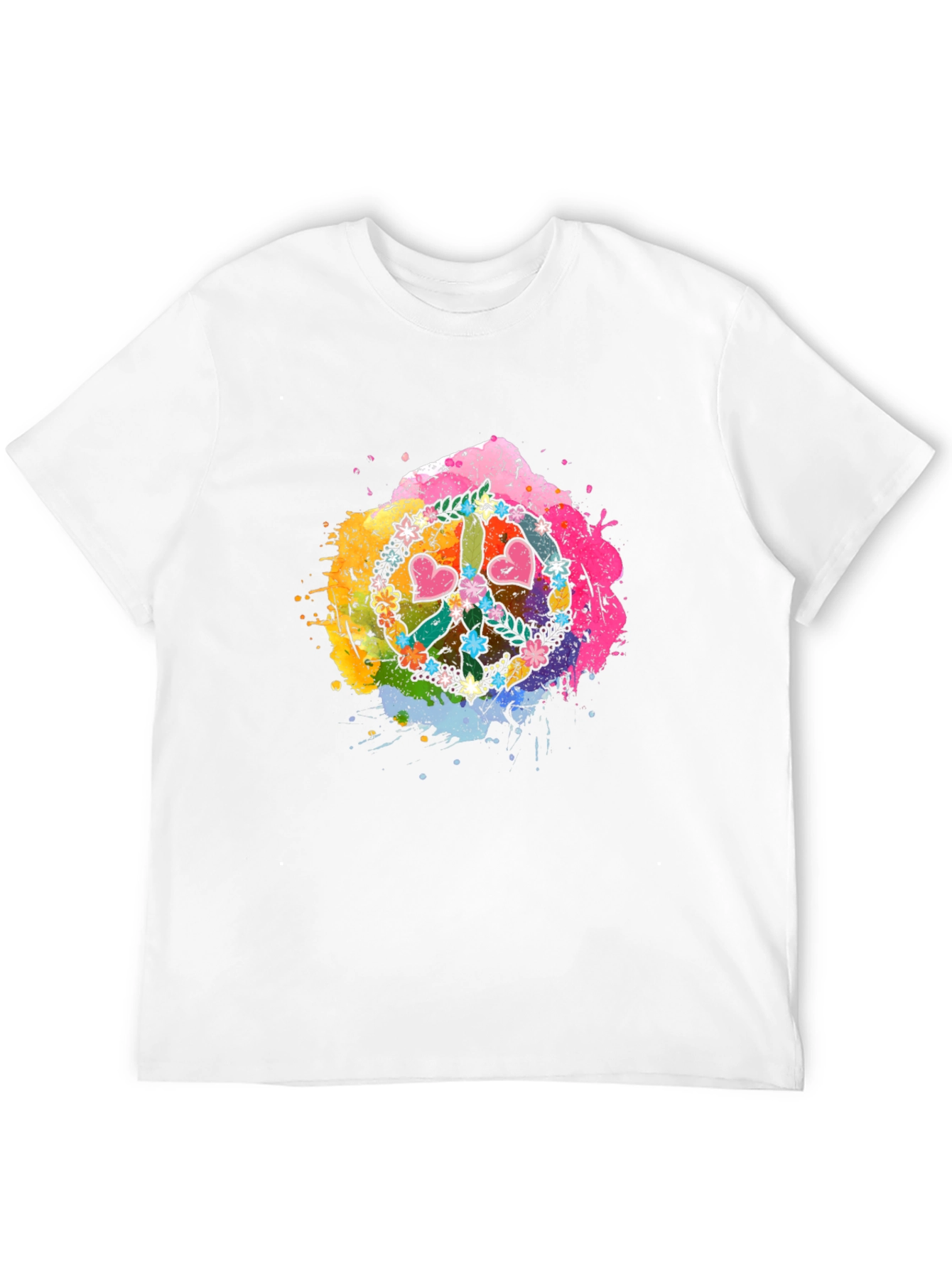 Peace Sign Heart Graphic Tee