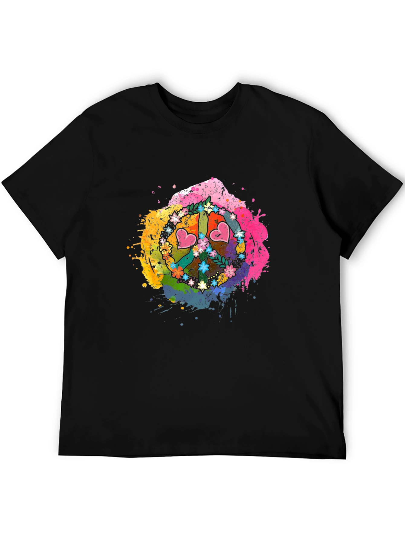 Peace Sign Heart Graphic Tee