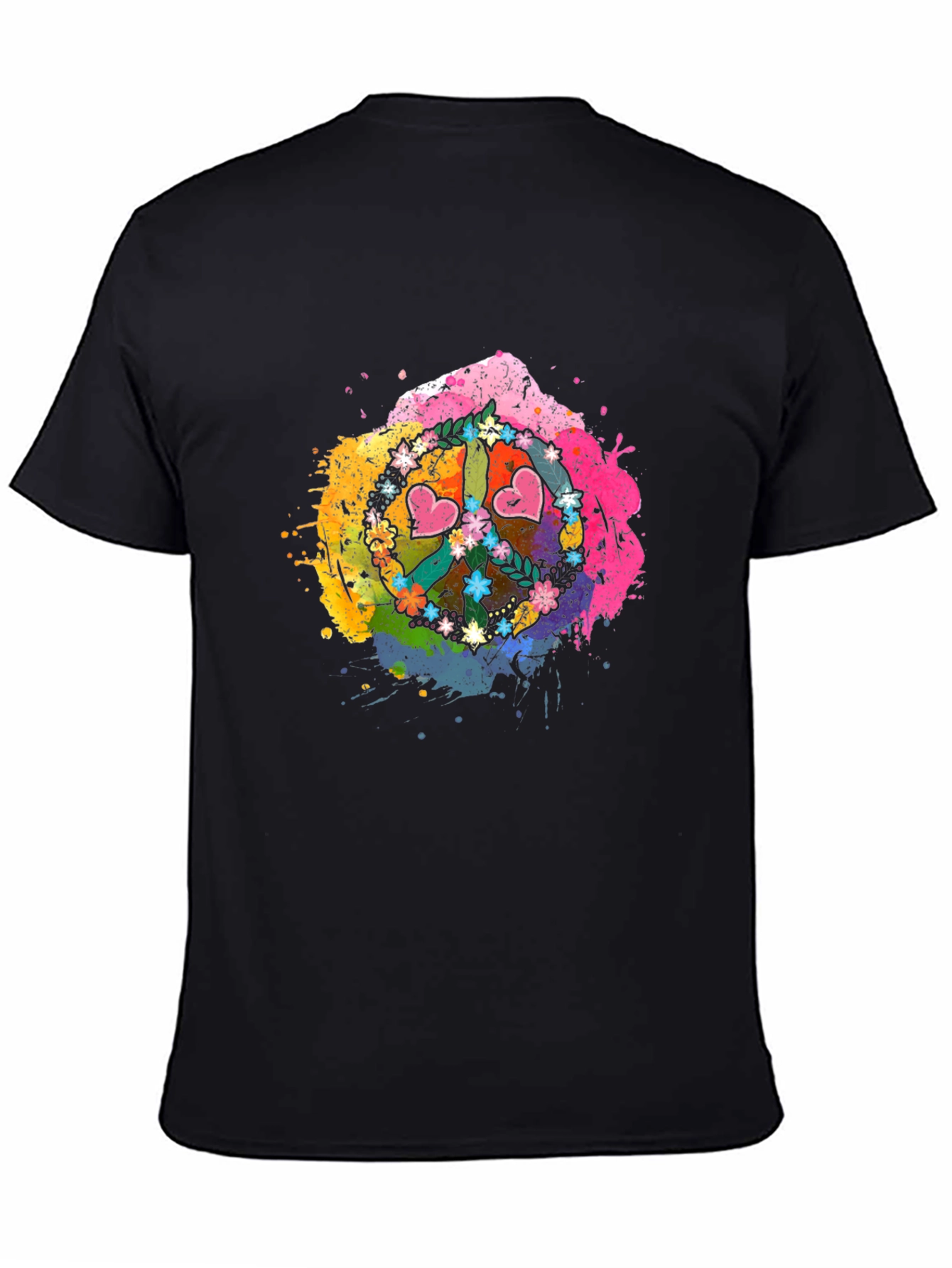 Peace Sign Heart Graphic Tee