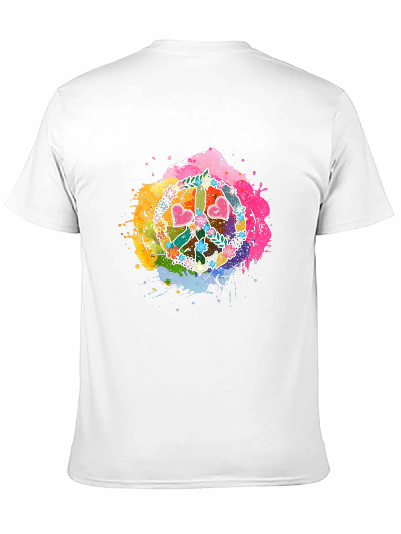Peace Sign Heart Graphic Tee
