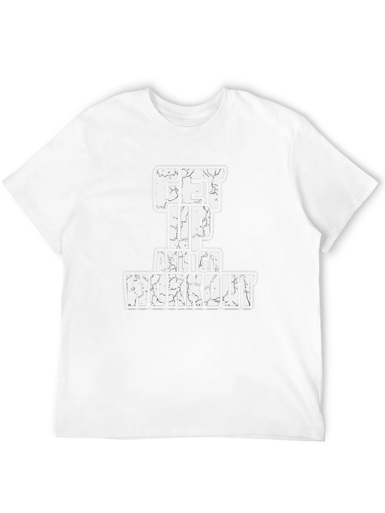 Get Up and Go Workout Black T-Shirt