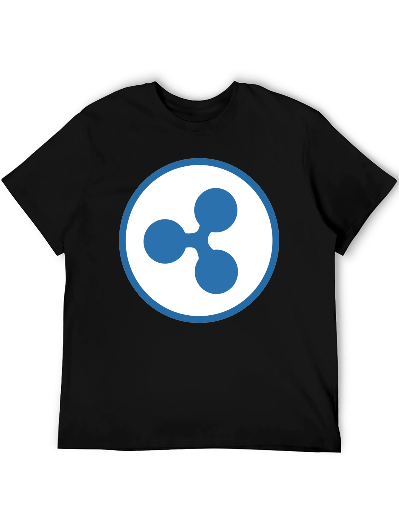 Ripple XRP Crypto Logo T-Shirt - Black