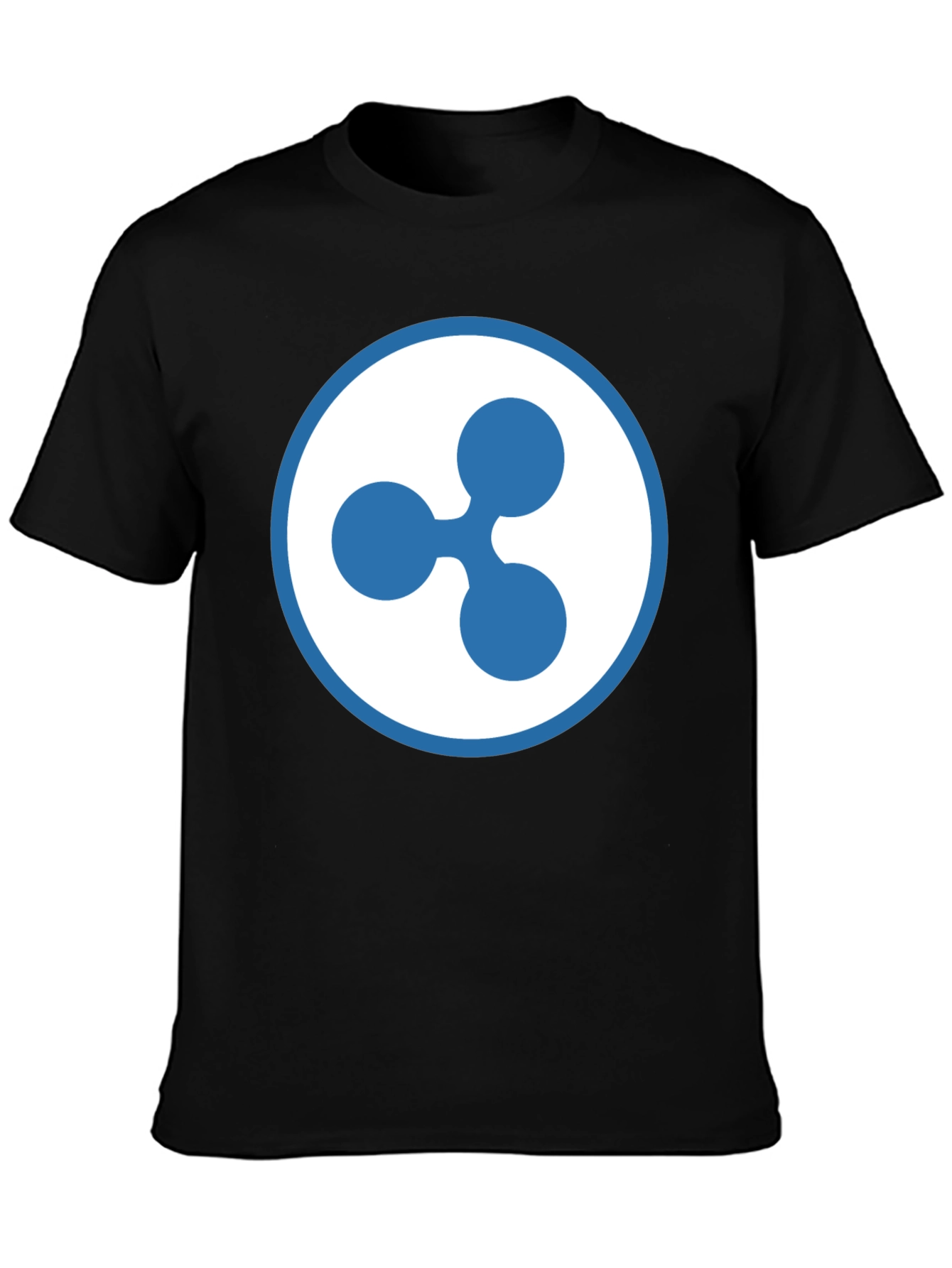 Ripple XRP Crypto Logo T-Shirt - Black