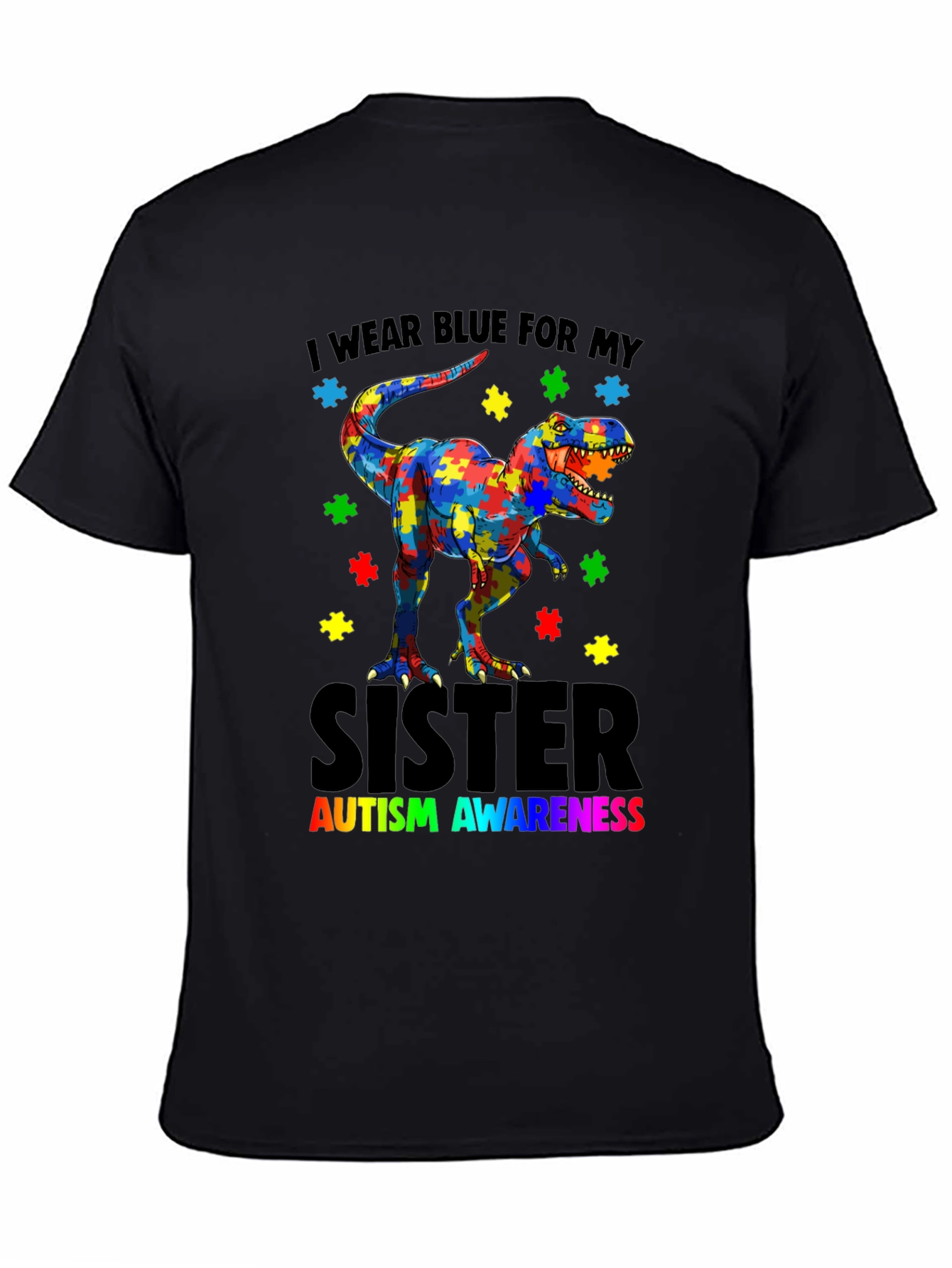 Autism Awareness Dinosaur T-Shirt