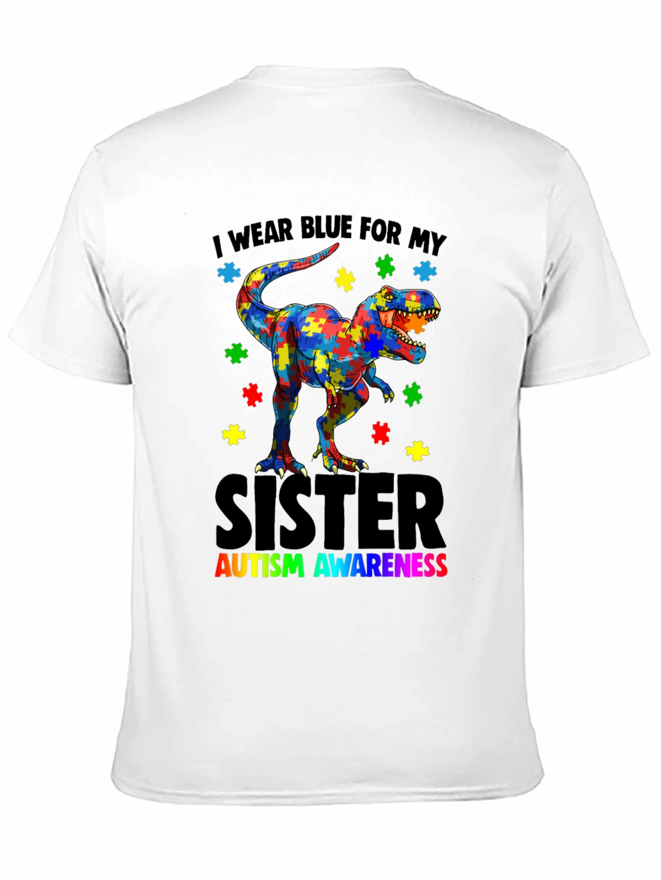 Autism Awareness Dinosaur T-Shirt