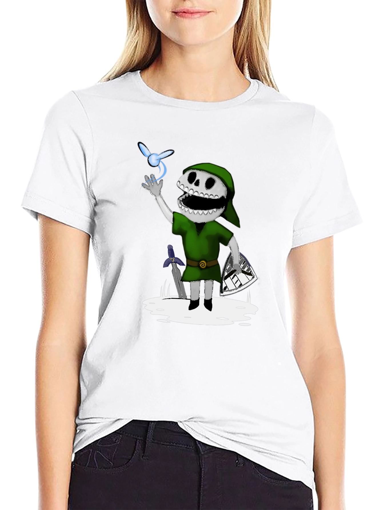 Link Skull Kid T-Shirt - Zelda Inspired Graphic Tee