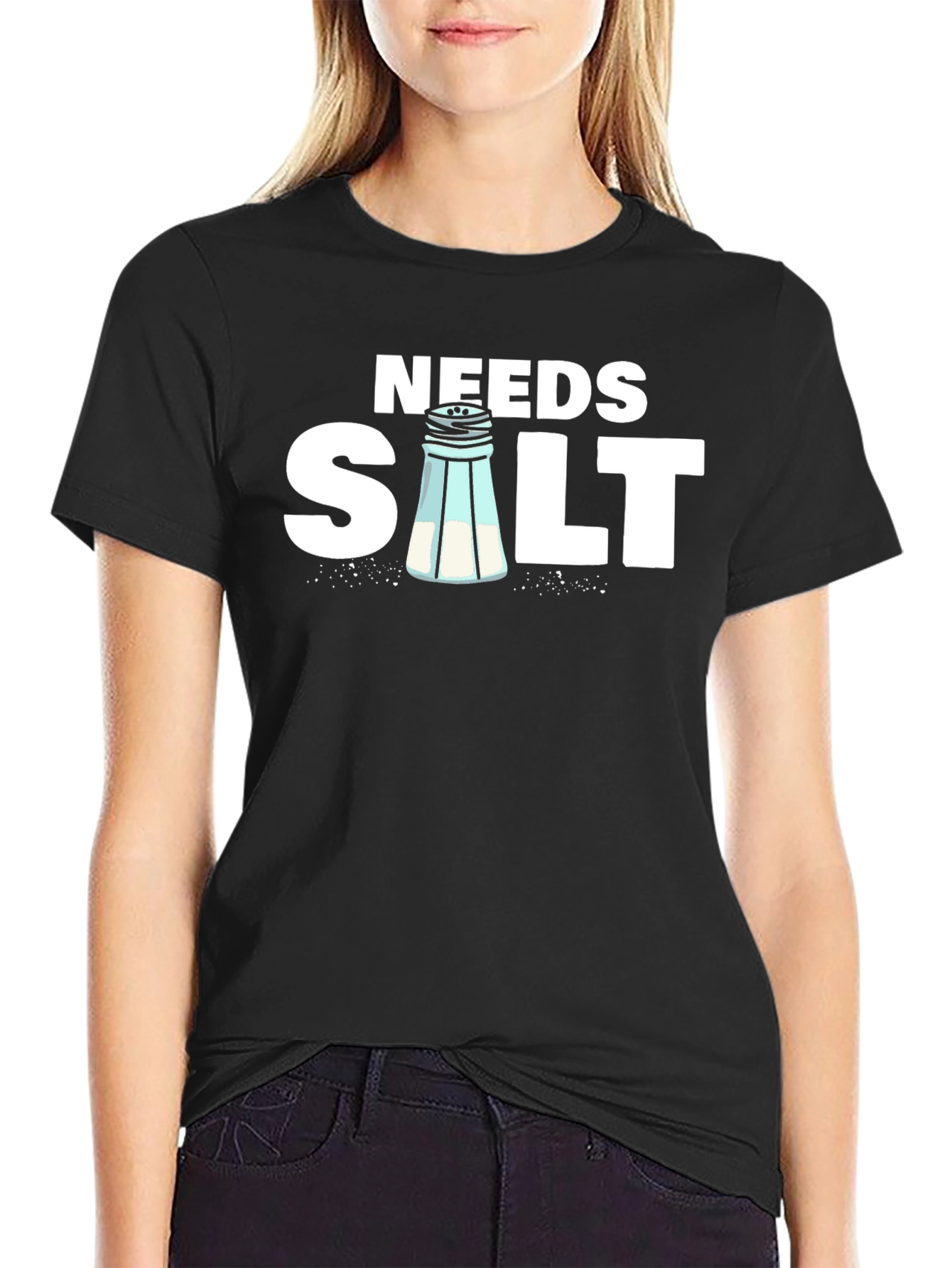 Needs Salt Funny Graphic T-Shirt
