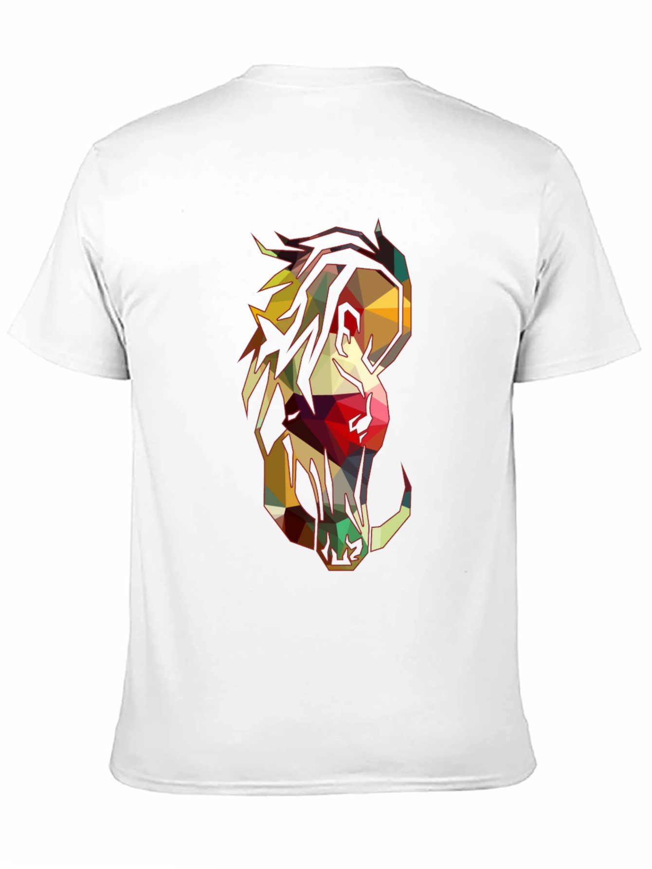 Geometric Horse Graphic Tee - Modern Style