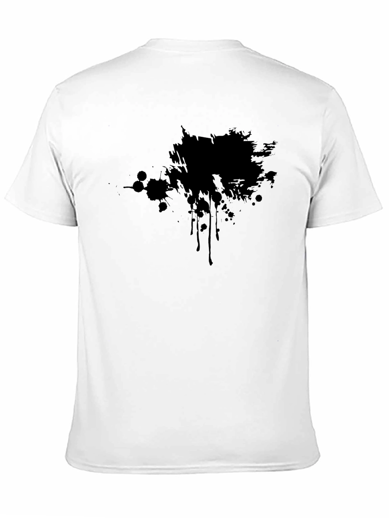 Abstract Graphic Black T-Shirt for Men