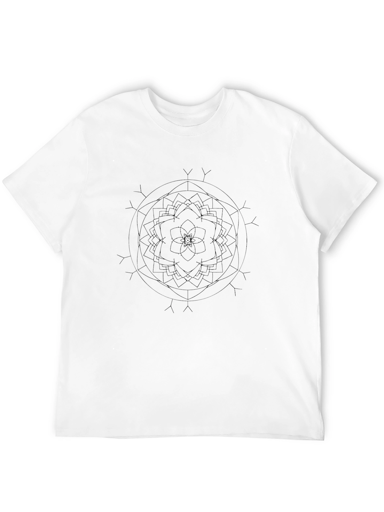 Black Mandala Graphic T-Shirt