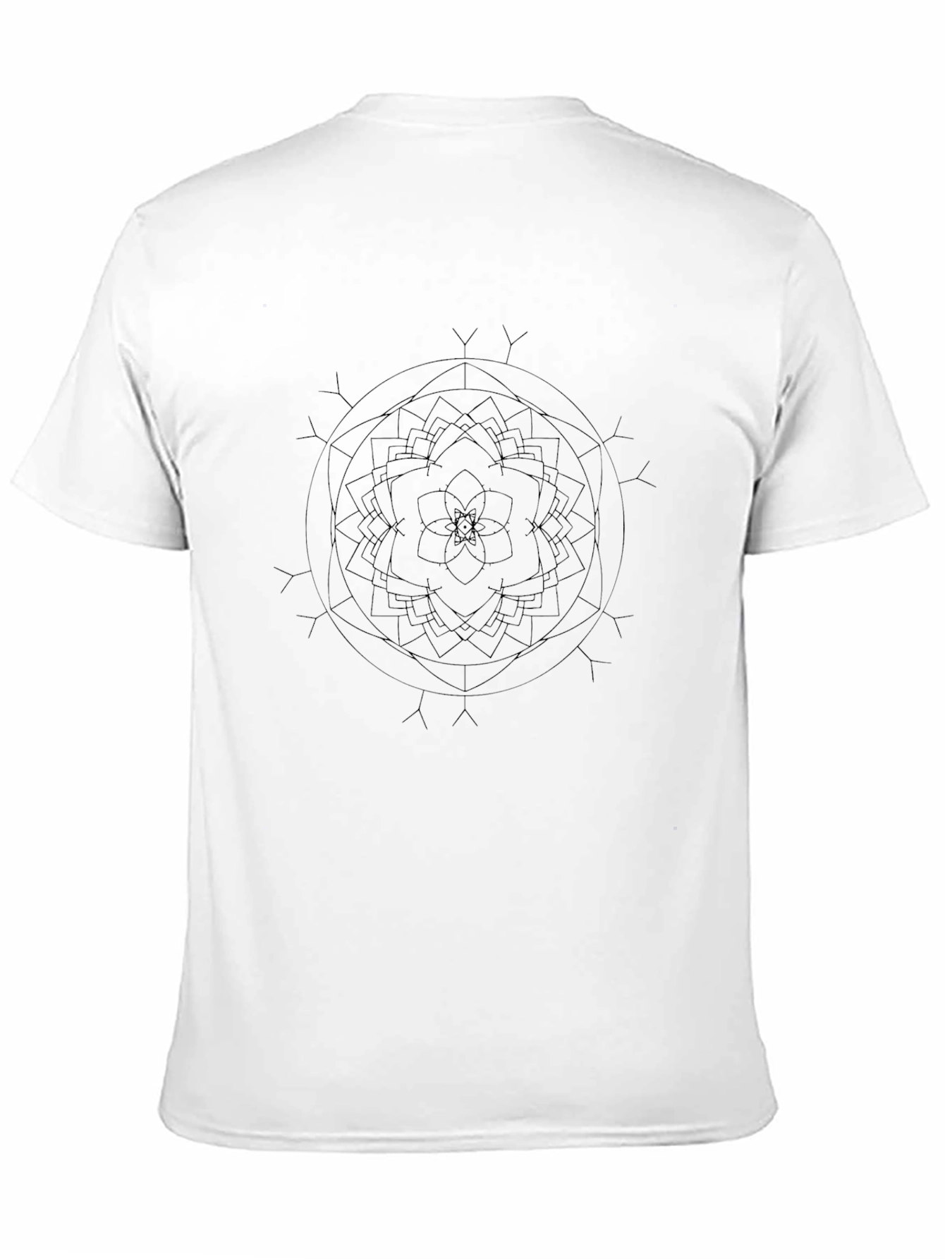 Black Mandala Graphic T-Shirt