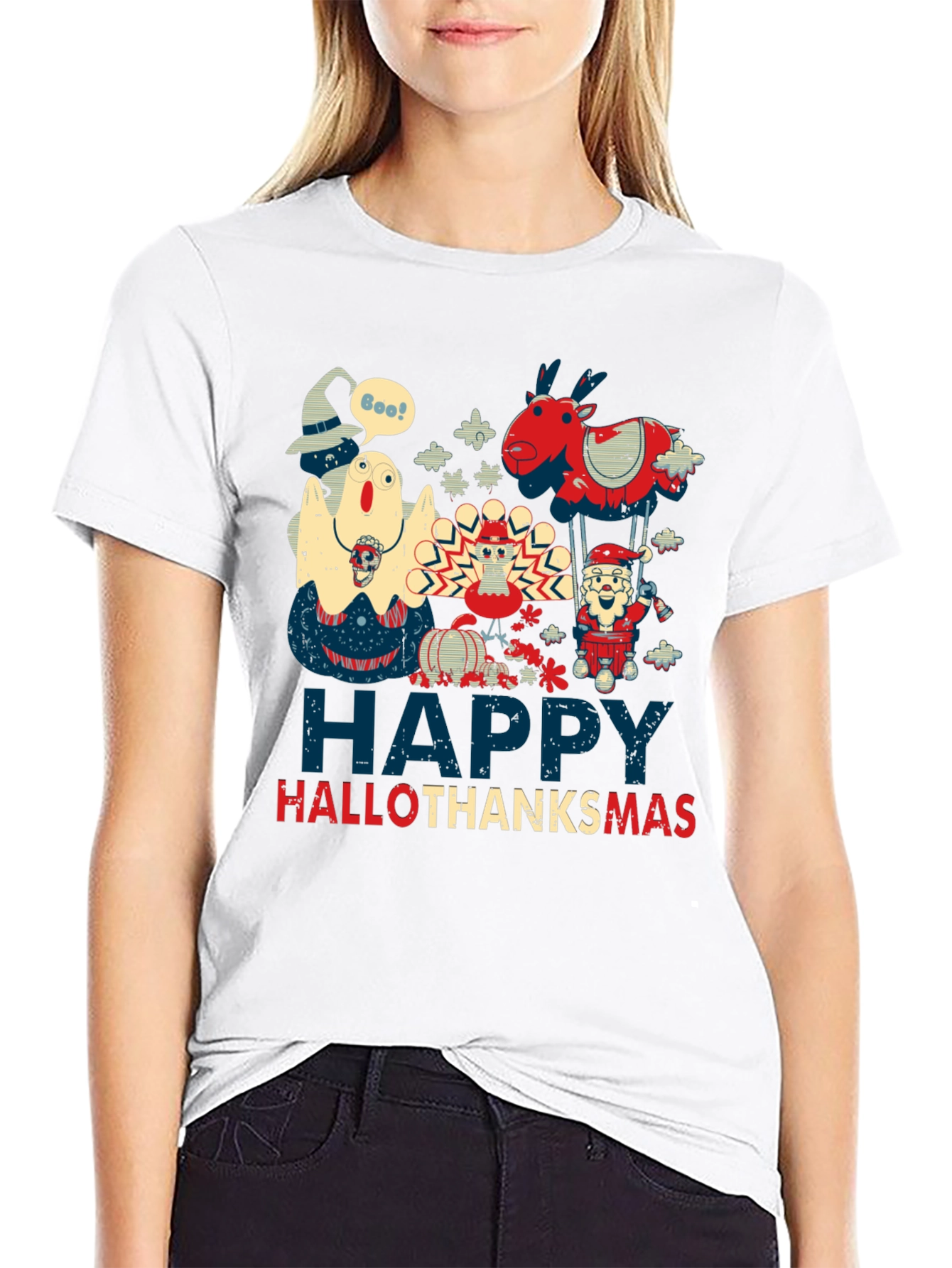 Happy Hallothanksmas T-Shirt