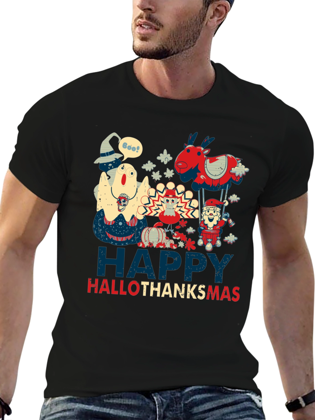 Happy Hallothanksmas T-Shirt